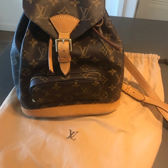 poshmark louis vuitton backpack